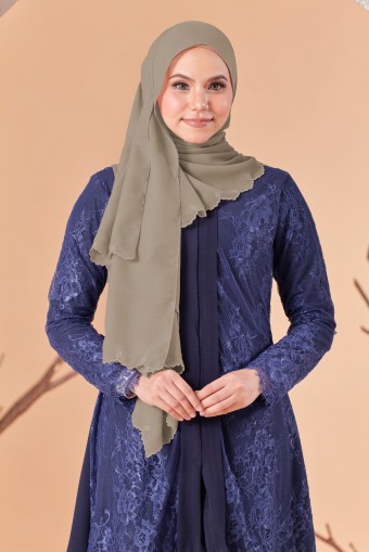 Shawl Sulam Lily In Nude